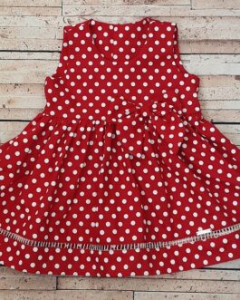 Vestido Infantil Boneca Vermelho – G