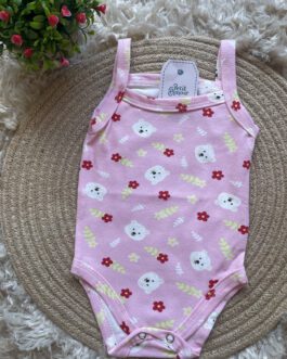 Body Alcinha Cotton Estampado Ursos