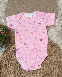 Body Curto Cotton Estampado Princesa